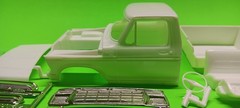 Cab Hood Glass Bumper 1978 F150 Ford 1/25 AMT 4×4 Pickup Truck Body Interior