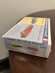 Glencoe European Cool Jaguar Xk 120/Ferrari Sports Car 1.72 Scale FACTORY SEALED