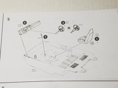 1974 Plymouth Road Runner FIREWALL from MPC 1:25 Model Kit 74 Roadrunner