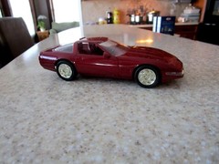 1991 Corvette ZR-1 Coupe GM Factory Original Promo Maroon Coupe 1:25Th MINT !!!
