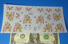 Brand ? CLEAR WATERSLIDE DECALS 1:24 1:24 Vintage NASCAR SPONSORS Goodyear ETC.
