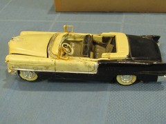 Vtg REVELL/AMT 3 1956 Model Car Ford Buick Cadillac BUILT/ JUNK YARD PARTS Lot V