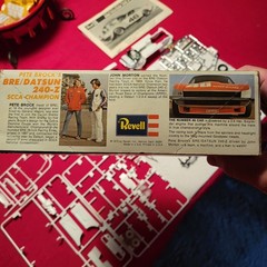 Revell Pete Brock BRE Datsun 260Z H-1402 Model Kit Open Box Partially Started