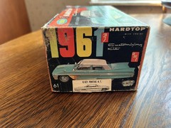 AMT 1961 Pontiac Bonneville HT Model Car Kit Box & Parts Only Read