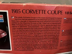 Monogram 1/8 Scale 1985 Corvette Coupe Model Car Kit 2608