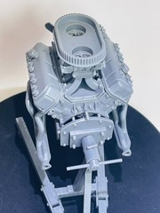 3D PRINTED 426 HEMI PRO STOCK ENGINE WITH ENGINE STAND MODEL KIT *MADE IN USA* !