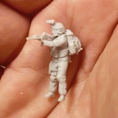 3D Printed 1/72/64/48 US Special Forces Squad Figures Unpainted Model