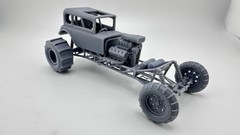 Mud Dragster Hot Rod 1/25