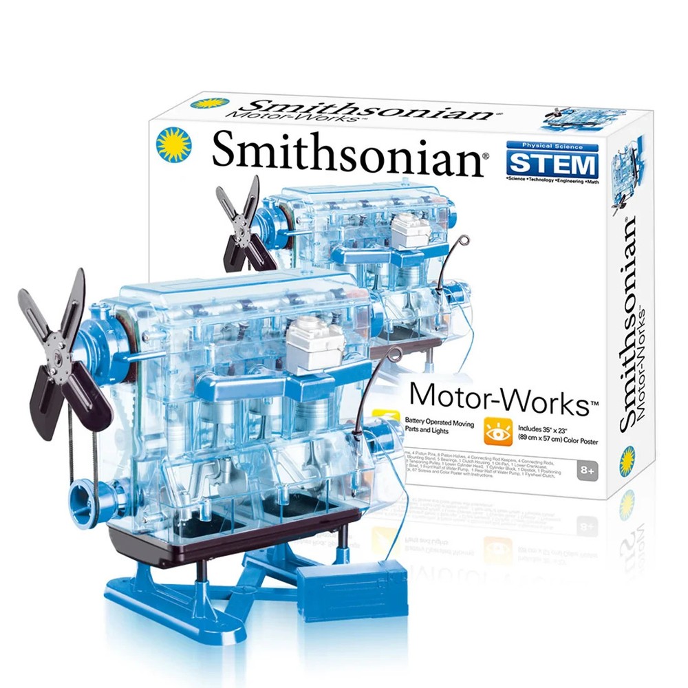 Smithsonian Motor-Works Gas Engine Model Kit New In Box – Ages 8+