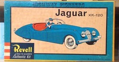 Revell 1:32 Jaguar XK-120 Vintage Model Car Kit H-56-79, Complete