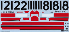 Tamiya Decals for 1/12 HONDA RA273 F1 from japan