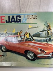 Revell Monogram XKE Jag 1/25 Scale Racing Plastic Model Car Kit Hobby