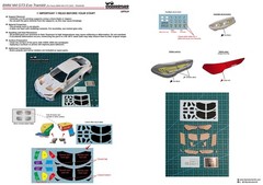 LB Production 1/24 Scale BMW M4 GT3 Evo Transkit (for NuNu BMW M4 GT3 2022 kit)