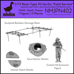NUMODEL NMJPN402 | 1/72 Resin WWII IJA Type 95 Ha-Go Light Tank “Field Service”
