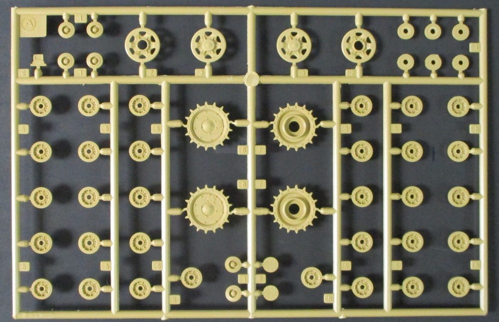 Tamiya 1/35th Scale Carro Armato M13/40 – Parts Tree A from Kit No. 35296