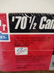 AMT ERTL Chevy 70-1/2 Camaro Z28 model kit NEW FACTORY SEALED BOX 2001 VINTAGE