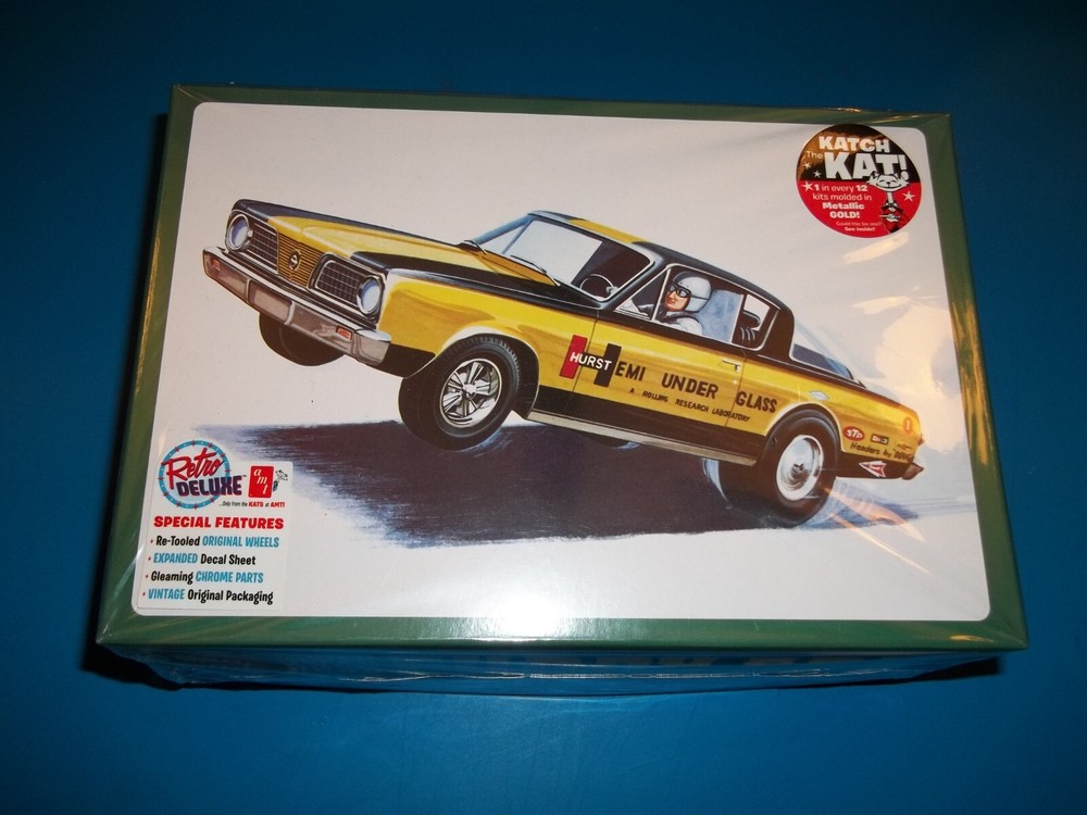 1:25 Scale Hurst “Hemi Under Glass” Barracuda R/E Wheel Stander Drag Car