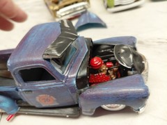 Model Junkyard/parts Plastic ,Nice Custom Car Lot Of 4 Custom Pickups