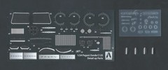1/24 Pagani Zonda C12S Detail-Up Parts Set Plastic Model Decals AOSHIMA