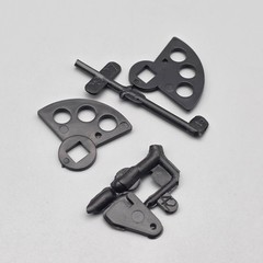 Monogram 1/24 Black Widow Hot Rod Parts Kitbash Fender Supports