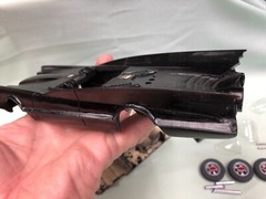 MAD DOG BatCar 1966 BATMOBILE RESIN CAST 1/24 SCALE MODEL KIT Started Paint