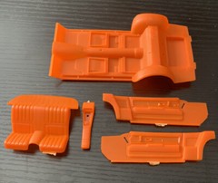 70 1/2 Camaro Interior Parts AMT 139 3001 Model Car Parts COMBINE PARTS SAVE $