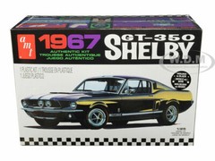 SKILL 2 MODEL KIT 1967 FORD MUSTANG SHELBY GT350 BLACK 1/25 SCALE AMT AMT834 M