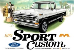 Moebius 1/25 1972 Ford Pickup 1220 Sport Custom V8 Build