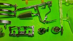 40 Ford Sedan Delivery Van 1940 1/25 Hood Body Glass Interior Chrome Bumpers Lot