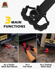 A-Boar Hitch Step For 2 Receiverstrailer Hitch 2-Inch Ball Hitch And Trailer