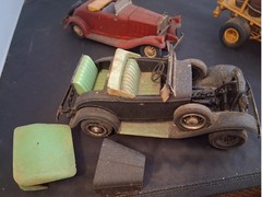 1:24 Vintage Monogram Beer Wagon survivor + AMT 32 roadster Pyro Packard parts