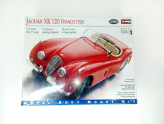1993 TESTORS Burago JAGUAR XK 120 Roadster Metal Body 1:24 Model Kit 168 NIB VTG