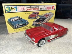 VERY RARE!! Vintage SMP 1960 Convertible Corvette Model Car Kit. NICE!!