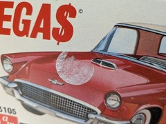 AMT ’57 T- Bird Vegas TV Show Thunderbird Model Car Kit