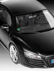 1/24 Audi R8 Matte Black Plastic Model Kit Revell 07057