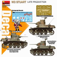 MINI ART 35432 1/35 M3 STUART LIGHT TANK (LATE PRODUCTION) PRECISION MODEL KIT
