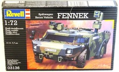 Revell #03136 Spahwagen Recon Vehicle Fennek 1:72 Scale Open Box – NOS