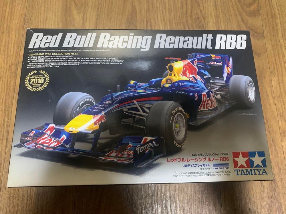 TAMIYA 1/20 Red Bull Racing Renault RB6 Plastic model Unassembled Popular Used
