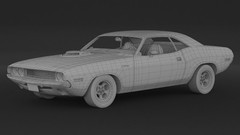 Dodge Challenger RT Mopar 1970 Modle Kit Scale 1/24 -1/20
