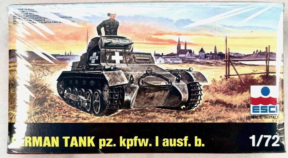 ESCI ERTL 1/72 German Tank pz. kpfw. l ausf. b.