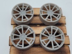 Mansory wheel CS.5, 19in for 1/24 and 1/25 (tires not included) ( set of 4)