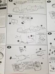 1960 Chevy Nomad Station Wagon REAR AXLE for AMT 1:25 Model Kit 60 Chevrolet