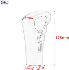 Gear Shift Knob Handle,Gear Shift Grip Cover for Polaris Ranger RZR 800 900 1000