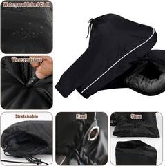 ATV Hand Muffs Winter ATV Accessories, Waterproof ATV Gloves, Snowmobile Handleb