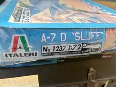 ITALERI # 1237 1/72nd SCALE A-7D “SLUFF” CORSAIR MODEL KIT