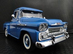 57 Chevy 1957 Pickup Truck Built Vintage Classic Race Car Metal Model 55 1955