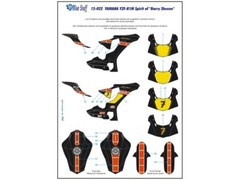Blue Stuff Decal Sheet 1:12 Scale Yamaha R1M “Barry Sheene” suit Tamiya Kit