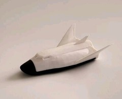 3D Printed Dream Chaser Cargo Space plane 1/100 Scale. Made in USA