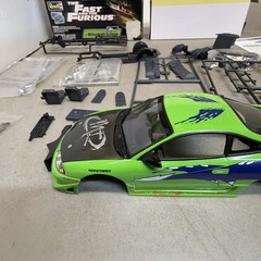 Revell 1/25 Model Kit Fast and the Furious Mitsubishi Eclipse Metal Body