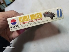 Nitto Kubel Wagen Jeep Motorcycle Gun Figures Model Kit 1/76 #447-250